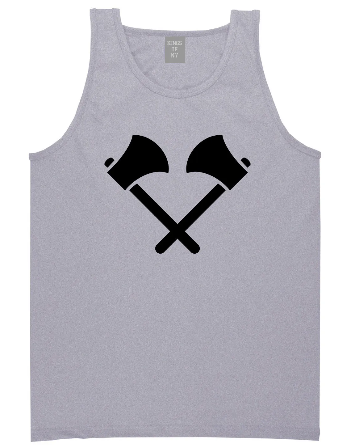 2 Ax Fireman Logo Mens Tank Top Shirt