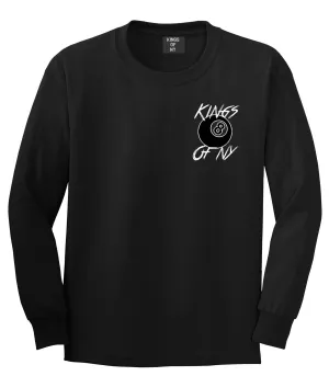 8 Ball Chest Logo Eight Long Sleeve T-Shirt