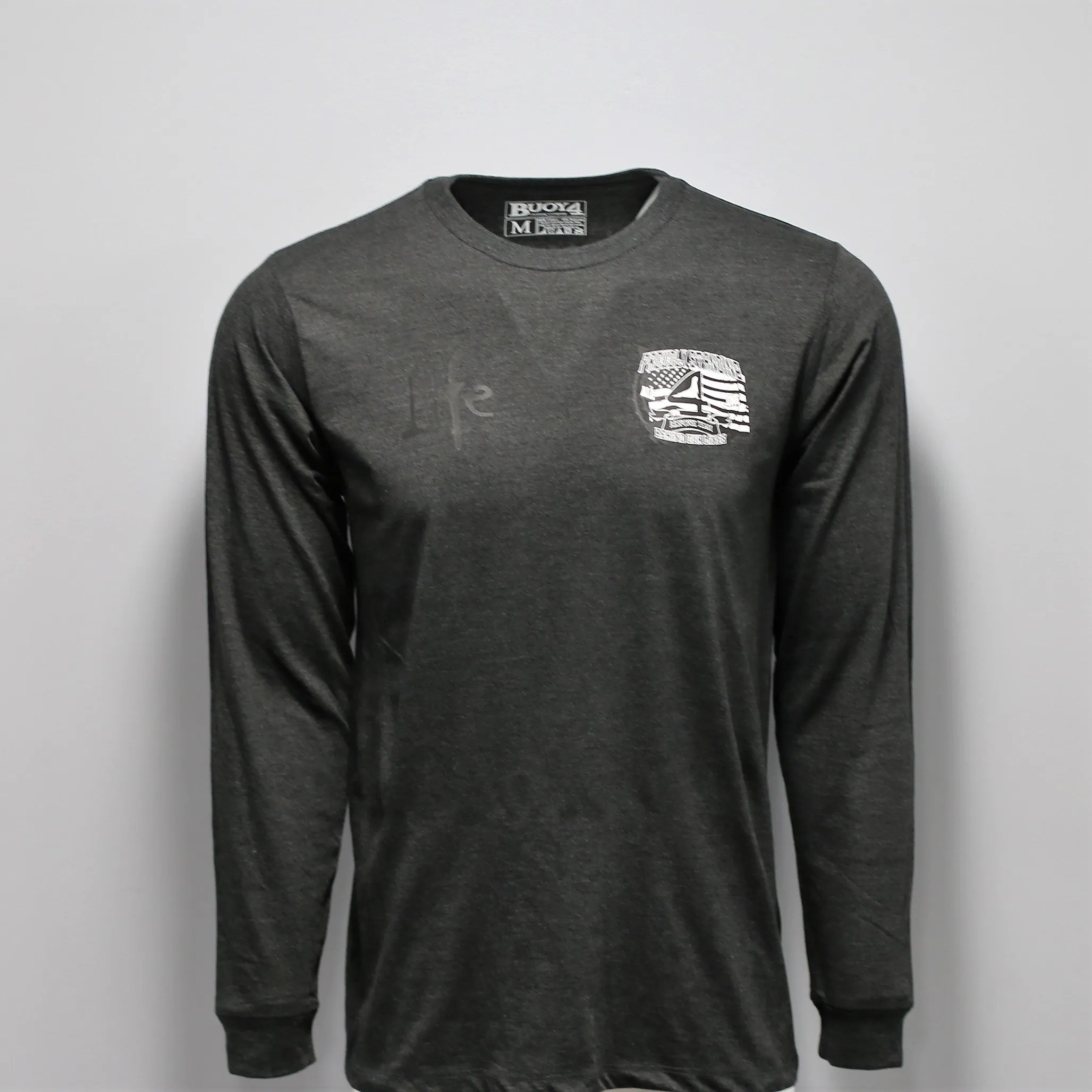 Adult Charcoal and Black - First Responders - Long Sleeve