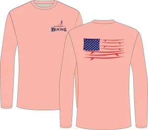 Adult Pink “USA Surfer” Long Sleeve