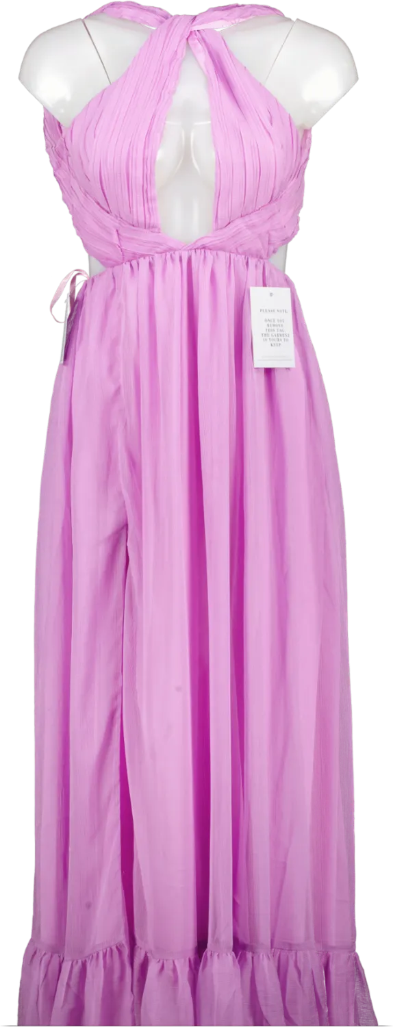 Alamour Purple Gwen Maxi Dress UK 8