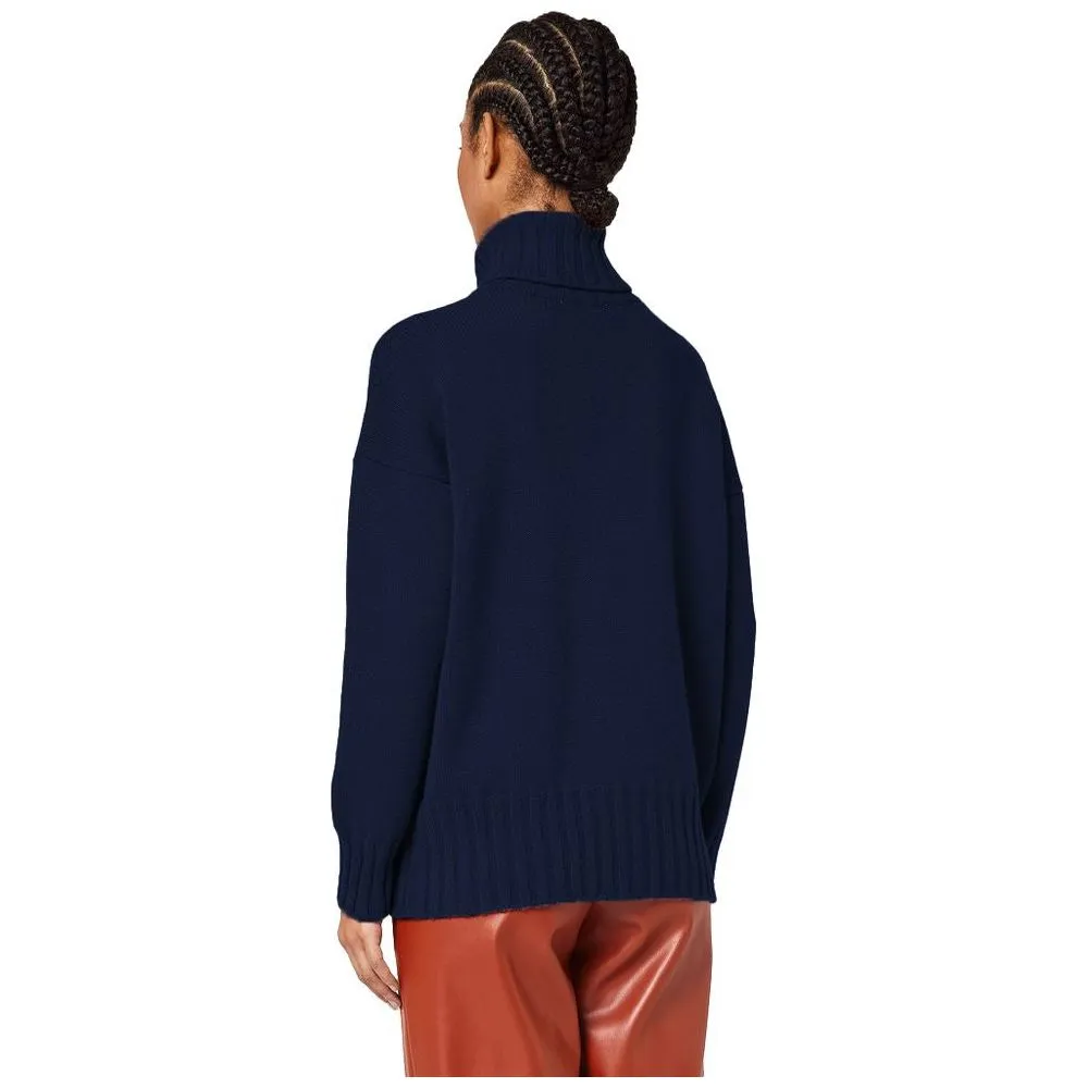 Alpha Studio Blue Cashmere Sweater