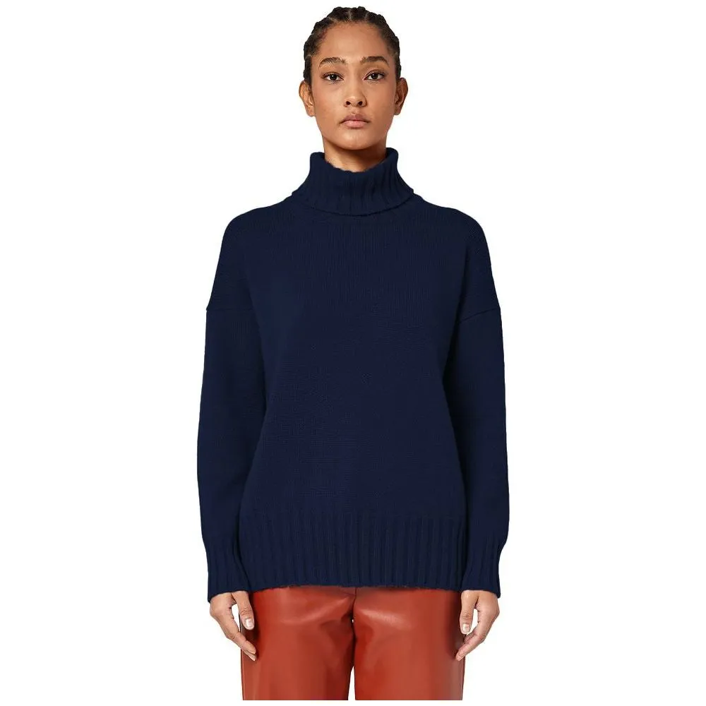 Alpha Studio Blue Cashmere Sweater