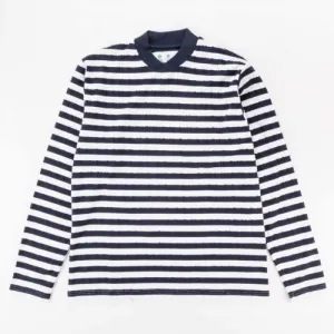 ANDO STRIPE T-SHIRT NAVY