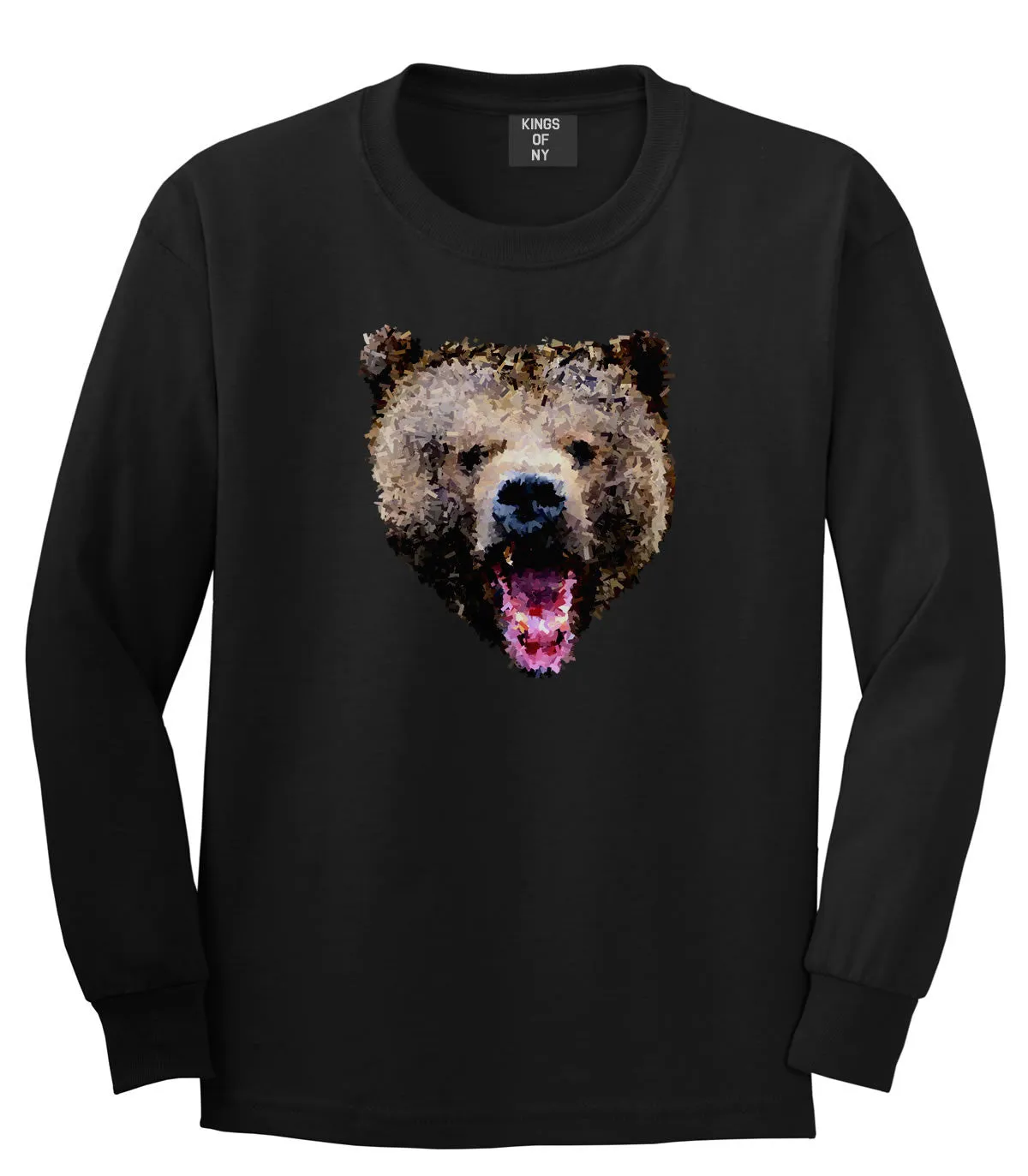 Bear Artwork Long Sleeve T-Shirt