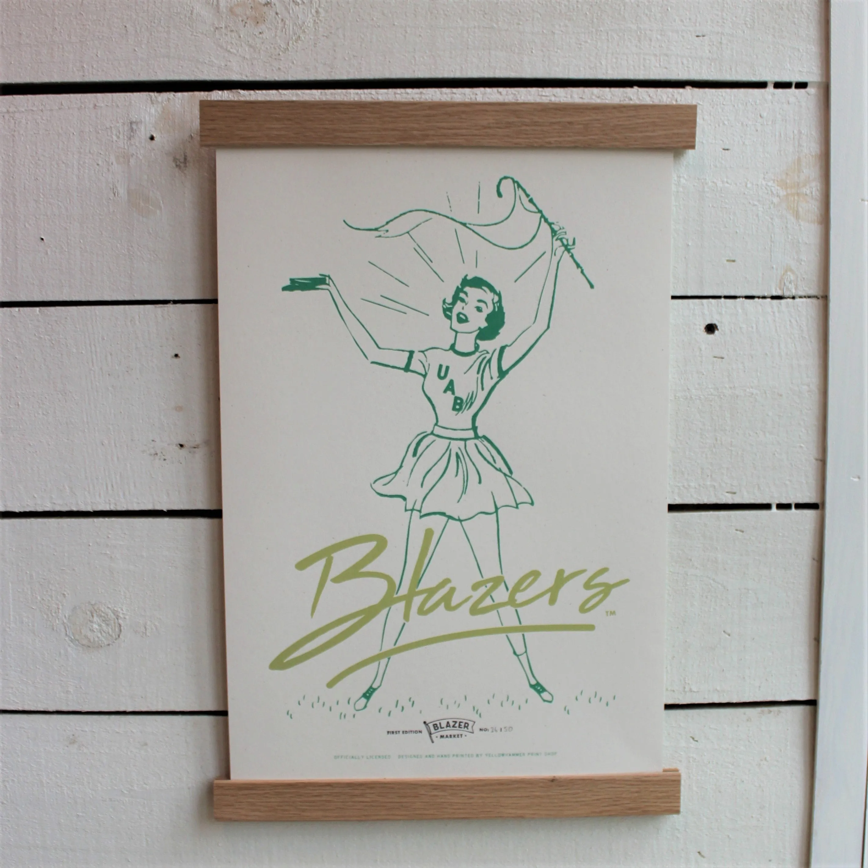 Blazer Cheerleader Print