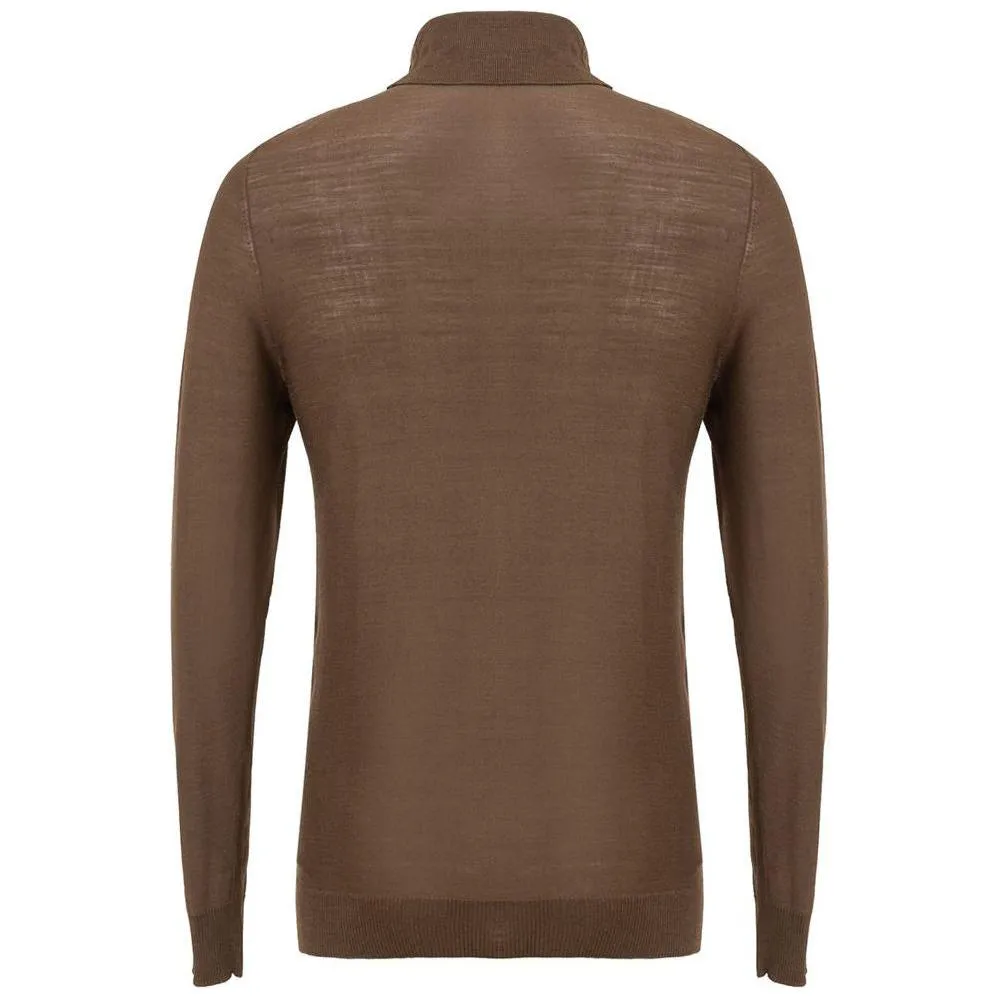 Brioni Brown Cashmere Sweater