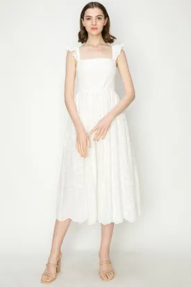 Cape May Eyelet Midi Dress