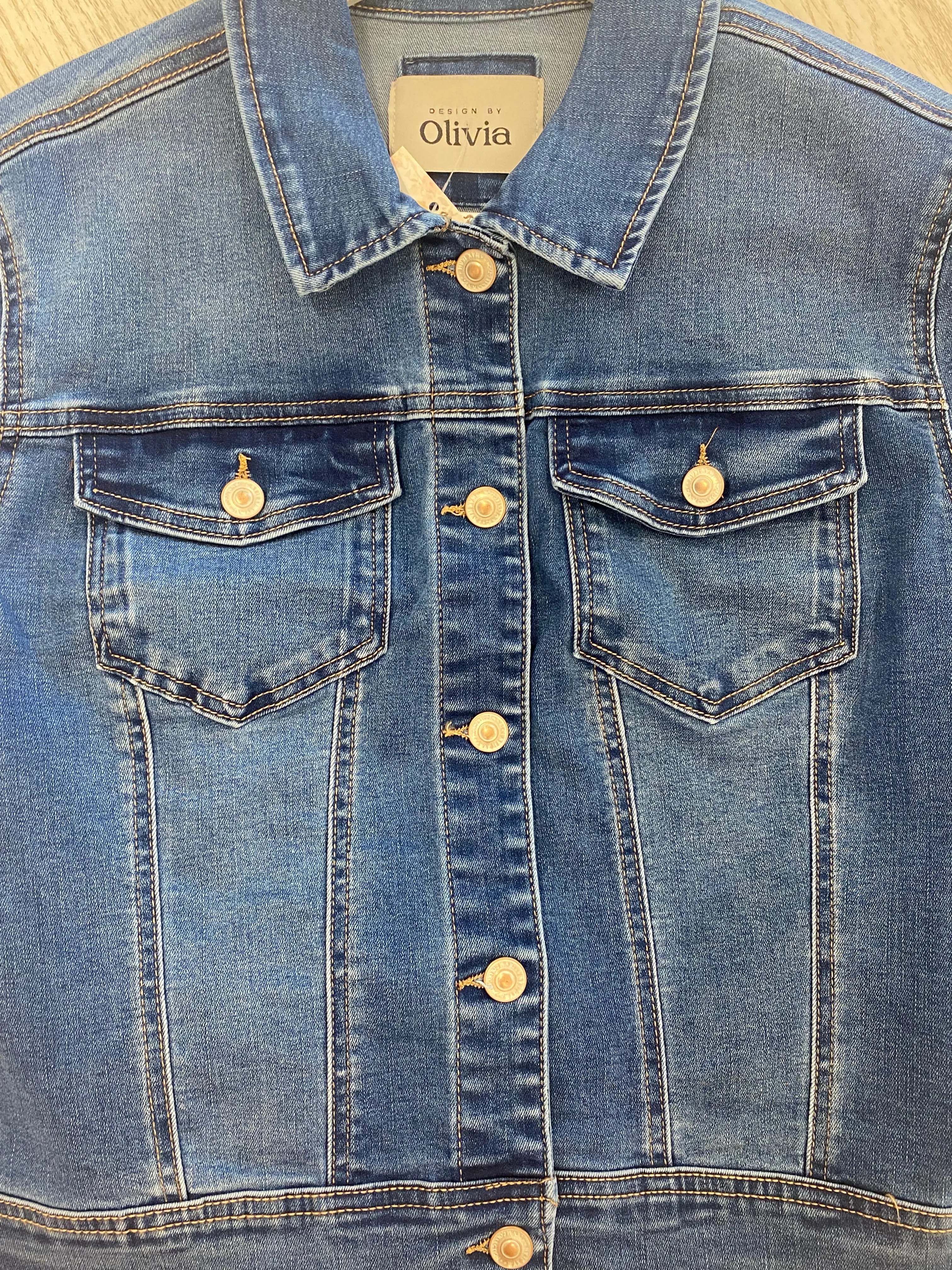 Denim Jean Jacket Style 1068 in Dark or Medium Blue