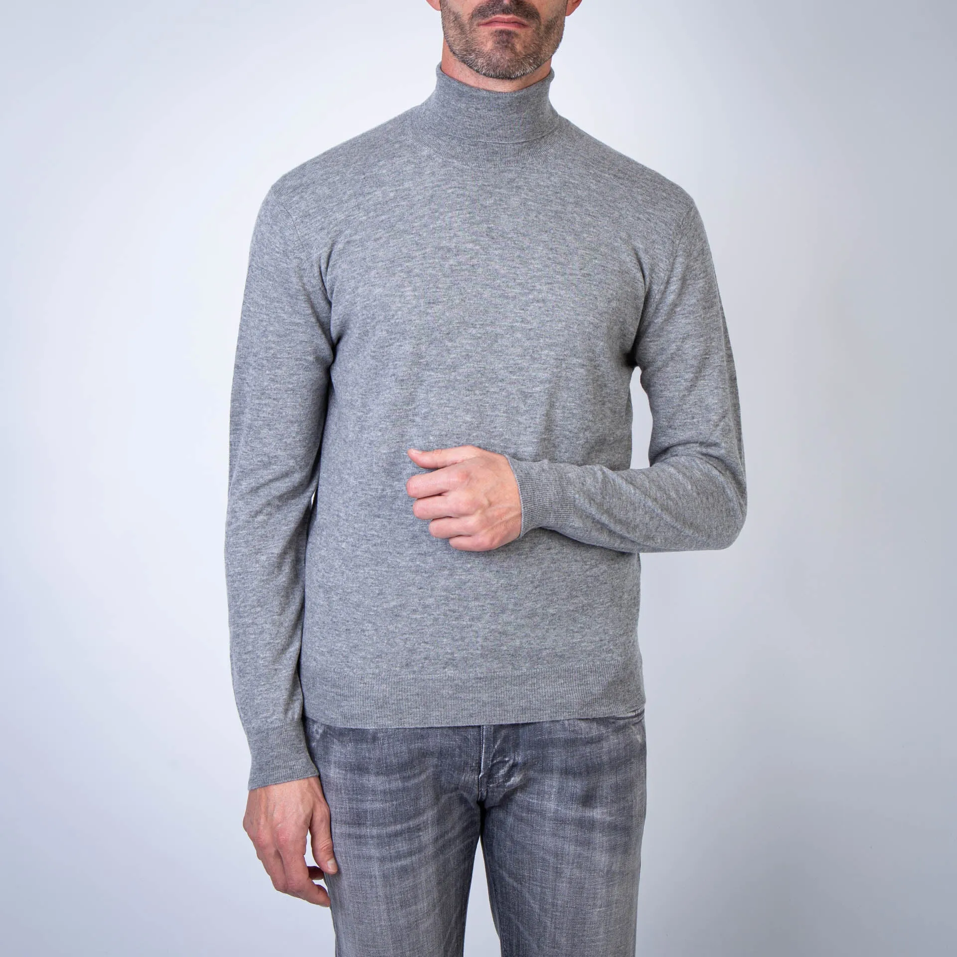 FILIPPO DE LAURENTIIS SWEATER DV1ML WC16R 910 GREY