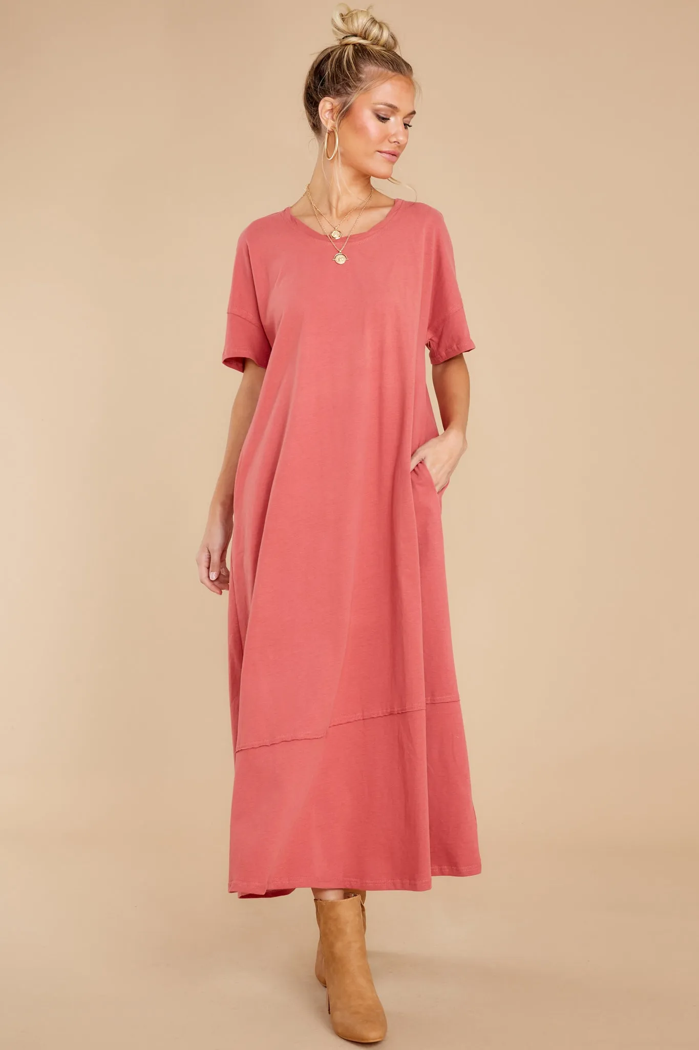 Highway Chaser Rose Maxi Dress