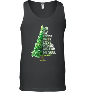 Into The Forest I Go To Lose My Mind And Find My Soul Graphic Men Cotton Tank Top