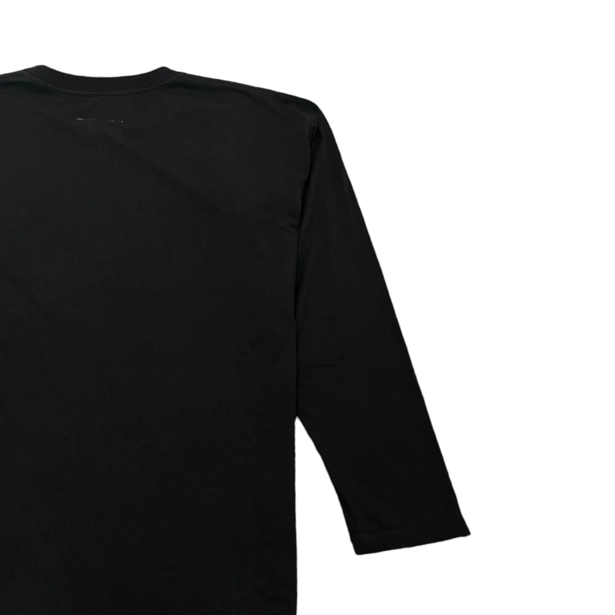 Men's Numbers Logo Long Sleeve T-Shirt Black Size M