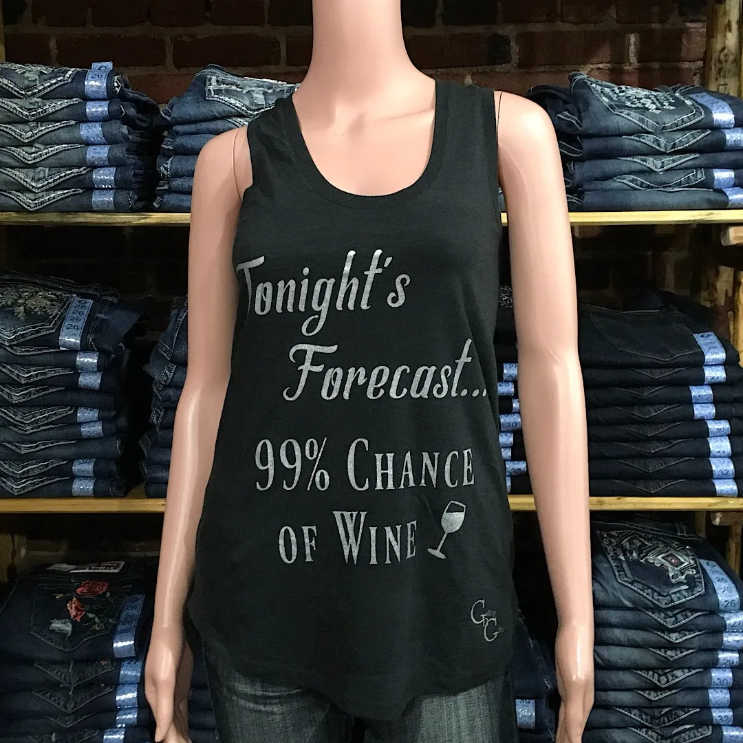 Tonight's Forecast, 99% Chance of Wine Tank