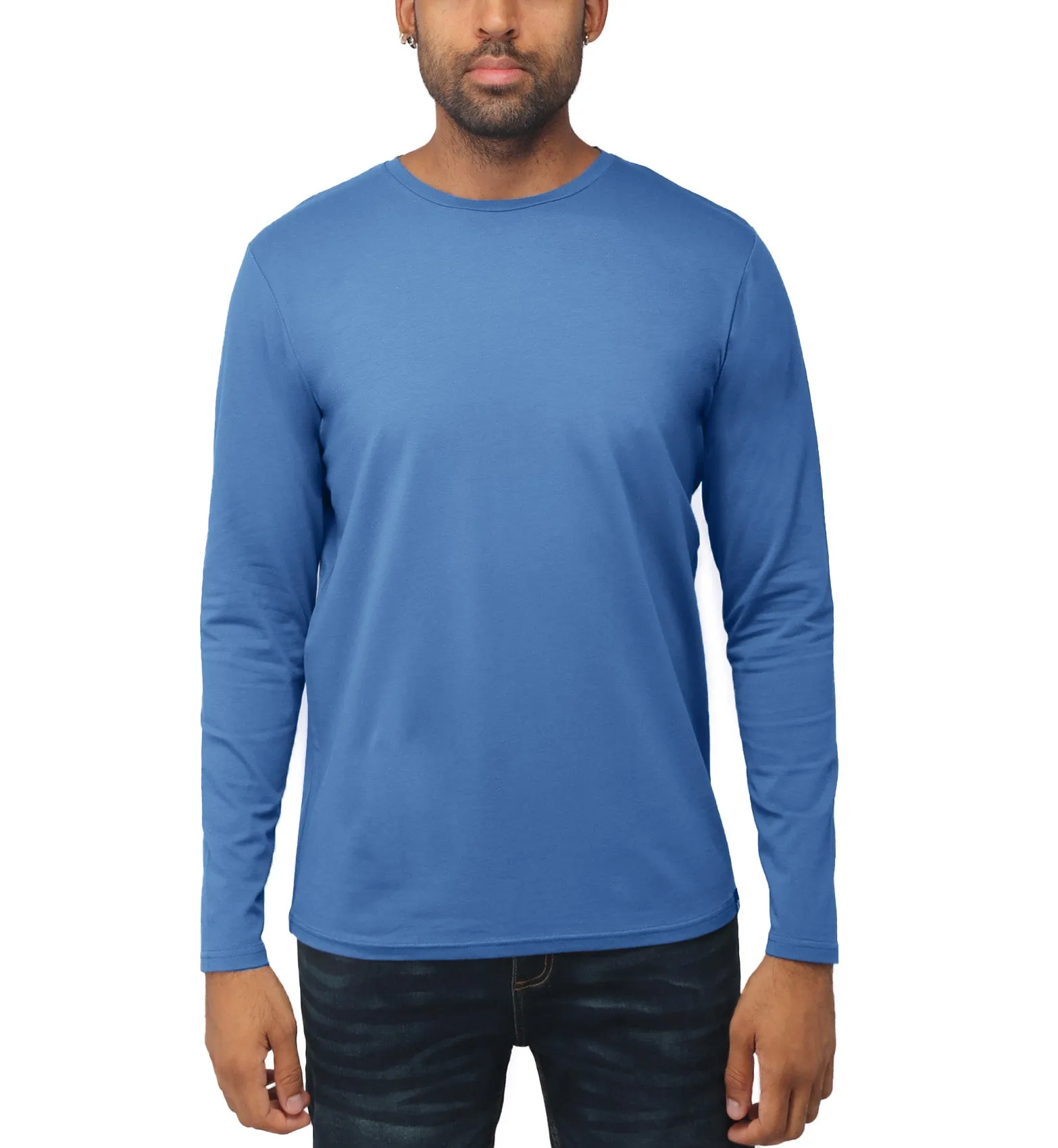 X RAY Men's Classic Long Sleeve Crewneck T-shirt