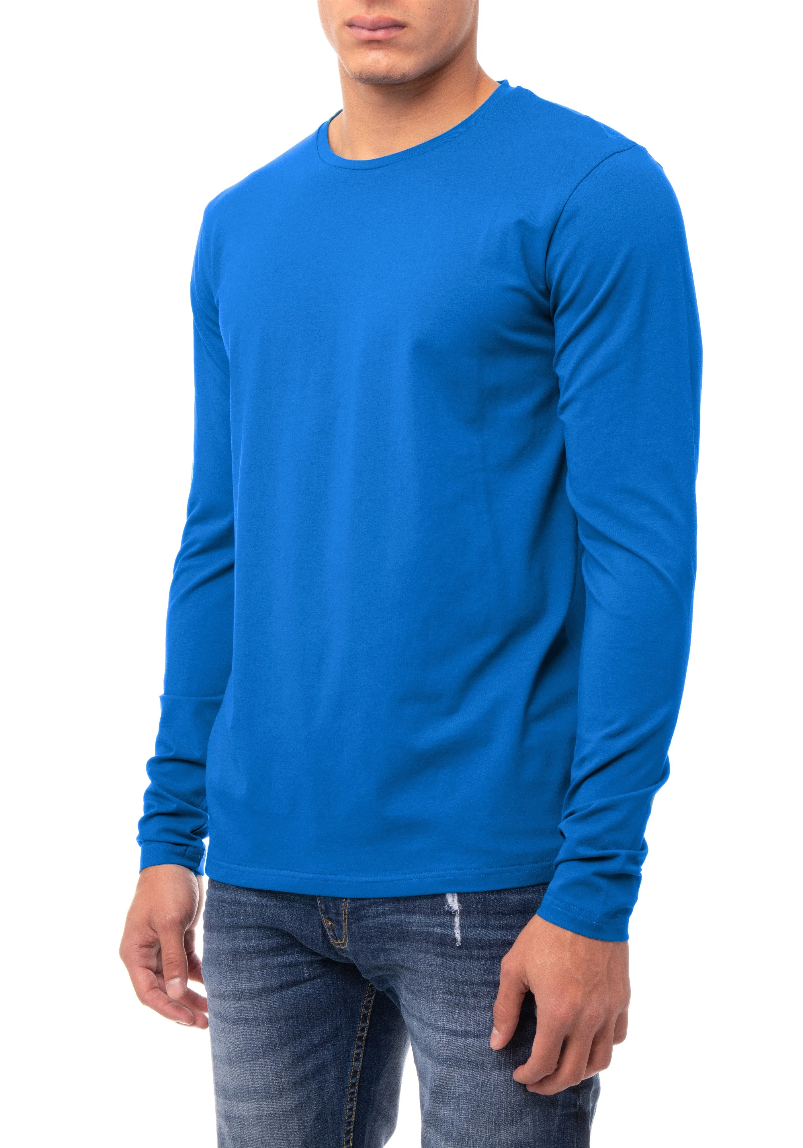 X RAY Men's Classic Long Sleeve Crewneck T-shirt